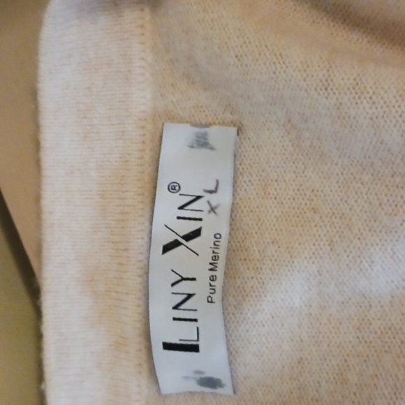 New Pure Merino wool nwt cream color size Xl 16_18 - Picture 10 of 10